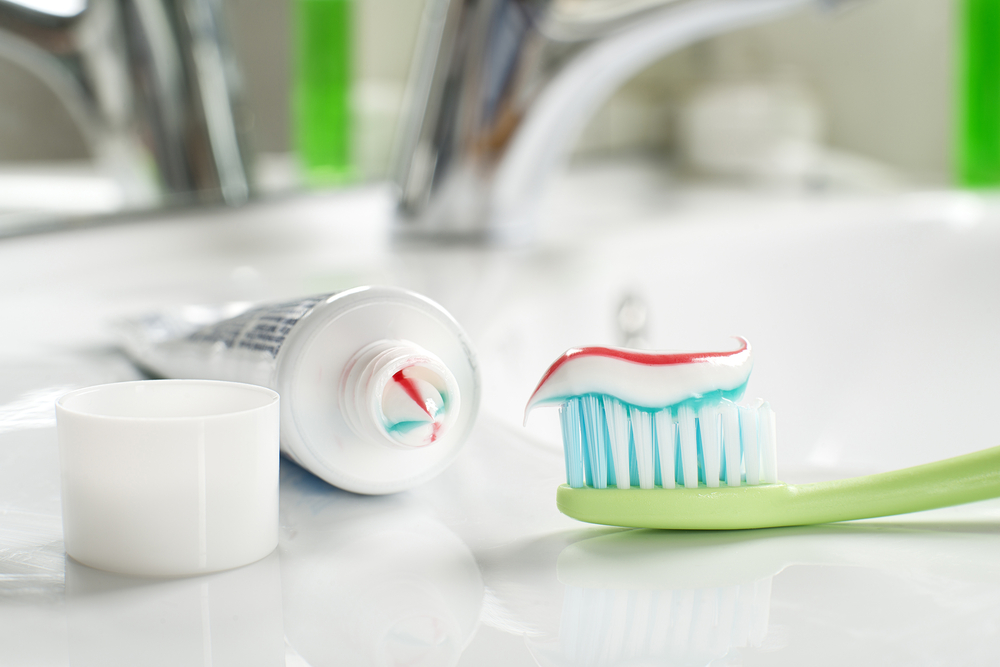 Toothbrushe And Toothpaste